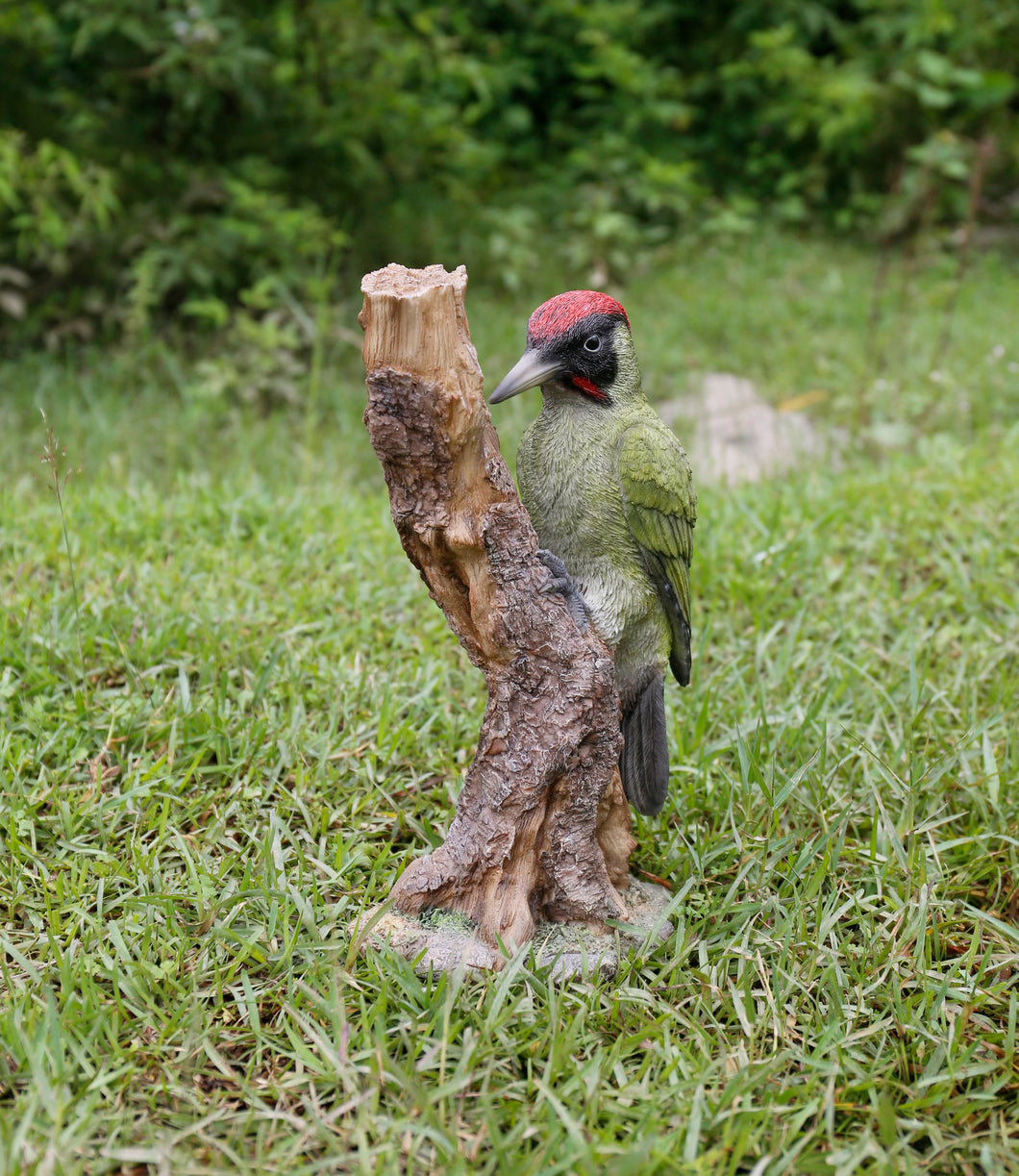 87758-I - WOODPECKER ON STUMP