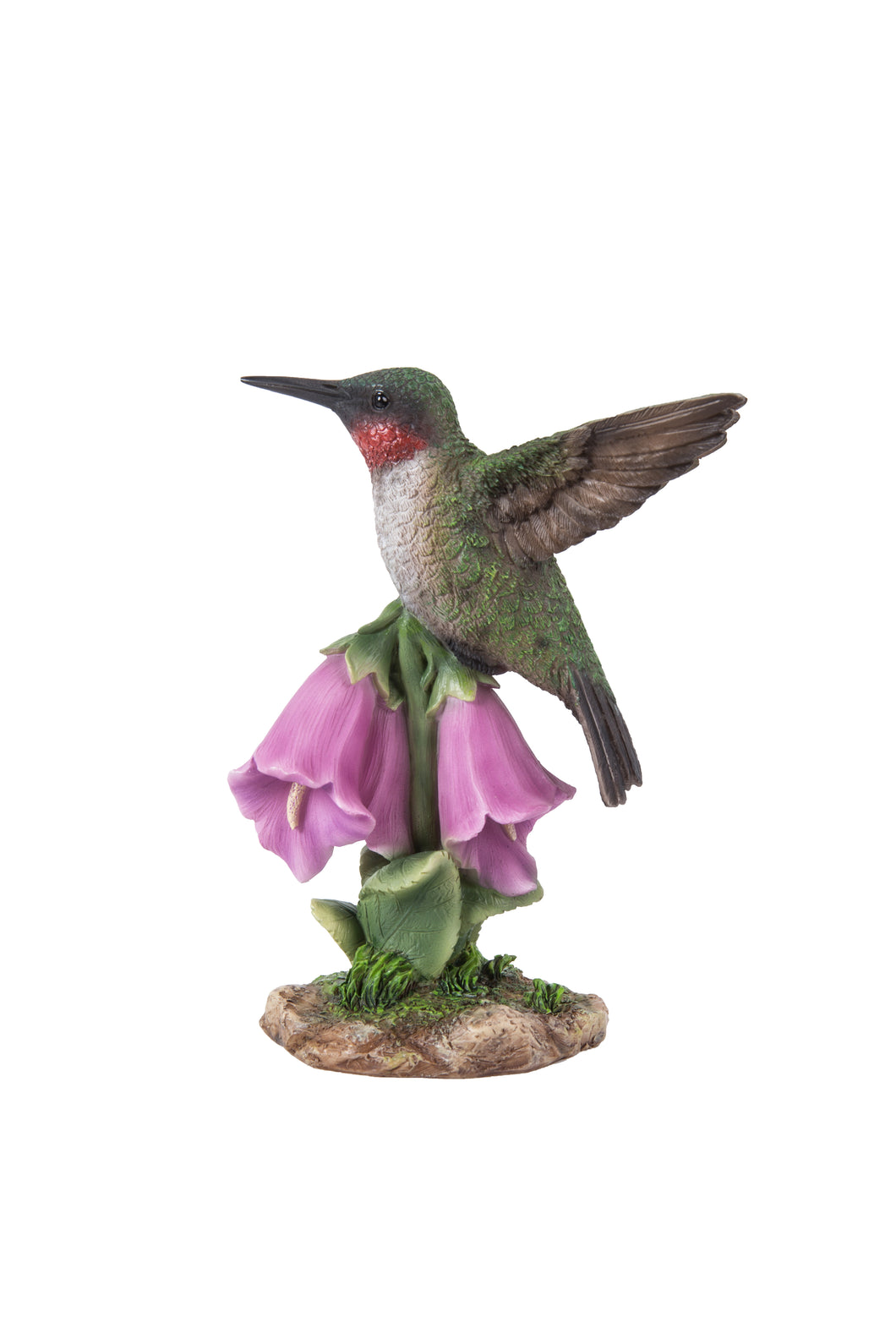 HUMMINGBIRD ON FOXGLOVE