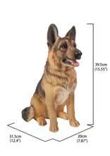 Load image into Gallery viewer, 87766-S - DOG-GERMAN SHEPHERD SITTING-SMALL
