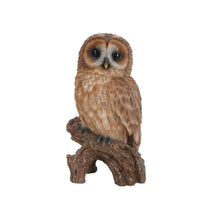 Load image into Gallery viewer, 87767-D - TAWNY OWL ON STUMP - SMALL
