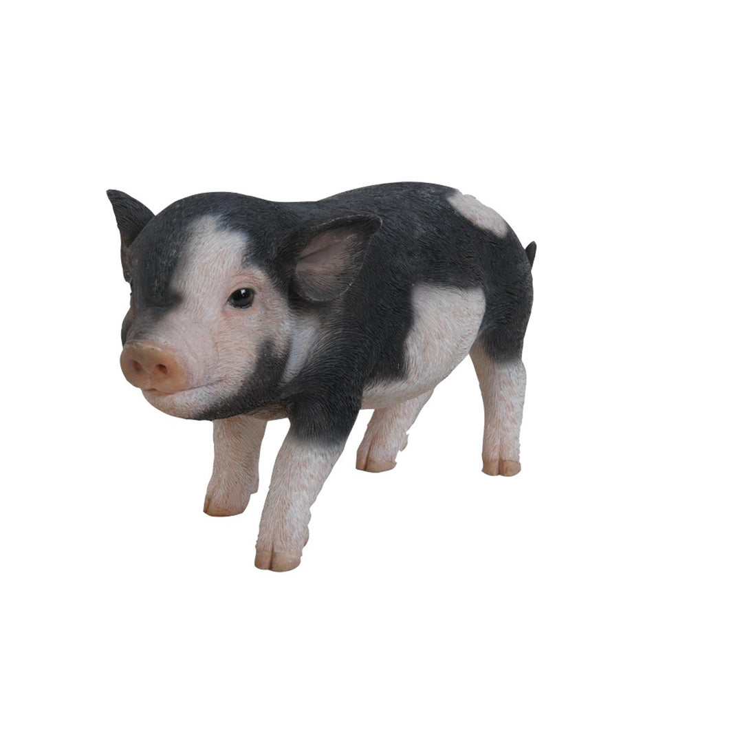 PIG - STANDING BABY PIG - DARK BROWN