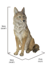 Load image into Gallery viewer, 87789-B - SITTING COYOTE STATUE (HI-LINE EXCLUSIVE)
