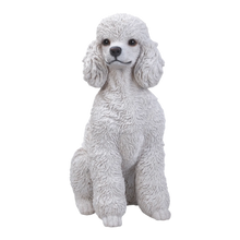 Load image into Gallery viewer, DOG-POODLE SITTING - WHITE

