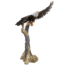 Load image into Gallery viewer, Majestic Eagle Perched Statue
