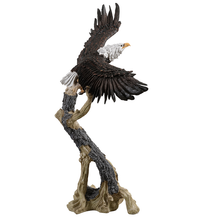 Load image into Gallery viewer, Majestic Eagle Perched Statue
