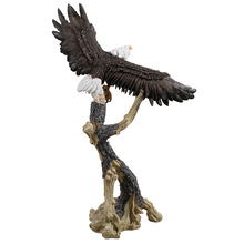 Load image into Gallery viewer, Majestic Eagle Perched Statue
