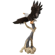 Load image into Gallery viewer, Majestic Eagle Perched Statue
