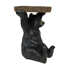 Load image into Gallery viewer, 87875-F - BLACK BEAR SITTING PLANT STAND 20 INCH H
