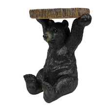 Load image into Gallery viewer, 87875-F - BLACK BEAR SITTING PLANT STAND 20 INCH H
