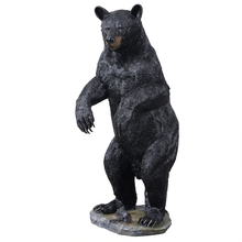 Load image into Gallery viewer, Standing Tall Black Bear Statue
