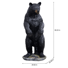 Load image into Gallery viewer, Standing Tall Black Bear Statue
