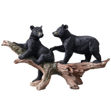 Load image into Gallery viewer, Black Bear Cubs Statue
