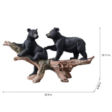 Load image into Gallery viewer, Black Bear Cubs Statue
