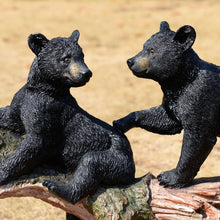 Load image into Gallery viewer, Black Bear Cubs Statue
