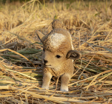 Load image into Gallery viewer, 87946-B - LAMB PLAYING - BROWN/WHITE-SMALL
