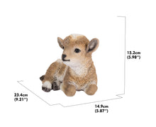 Load image into Gallery viewer, 87946-D - LAMB LYING DOWN - BROWN/WHITE-SMALL
