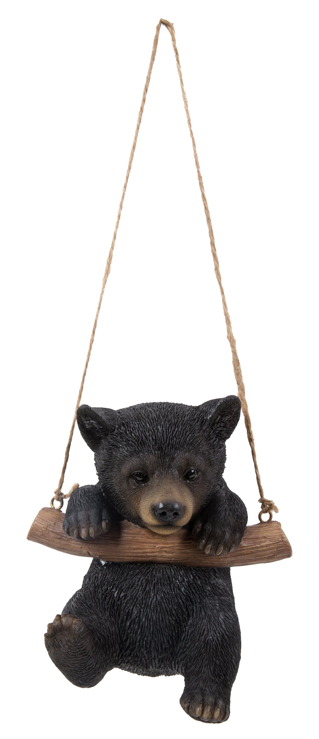 HANGING BLACK BEAR HUG BRANCH