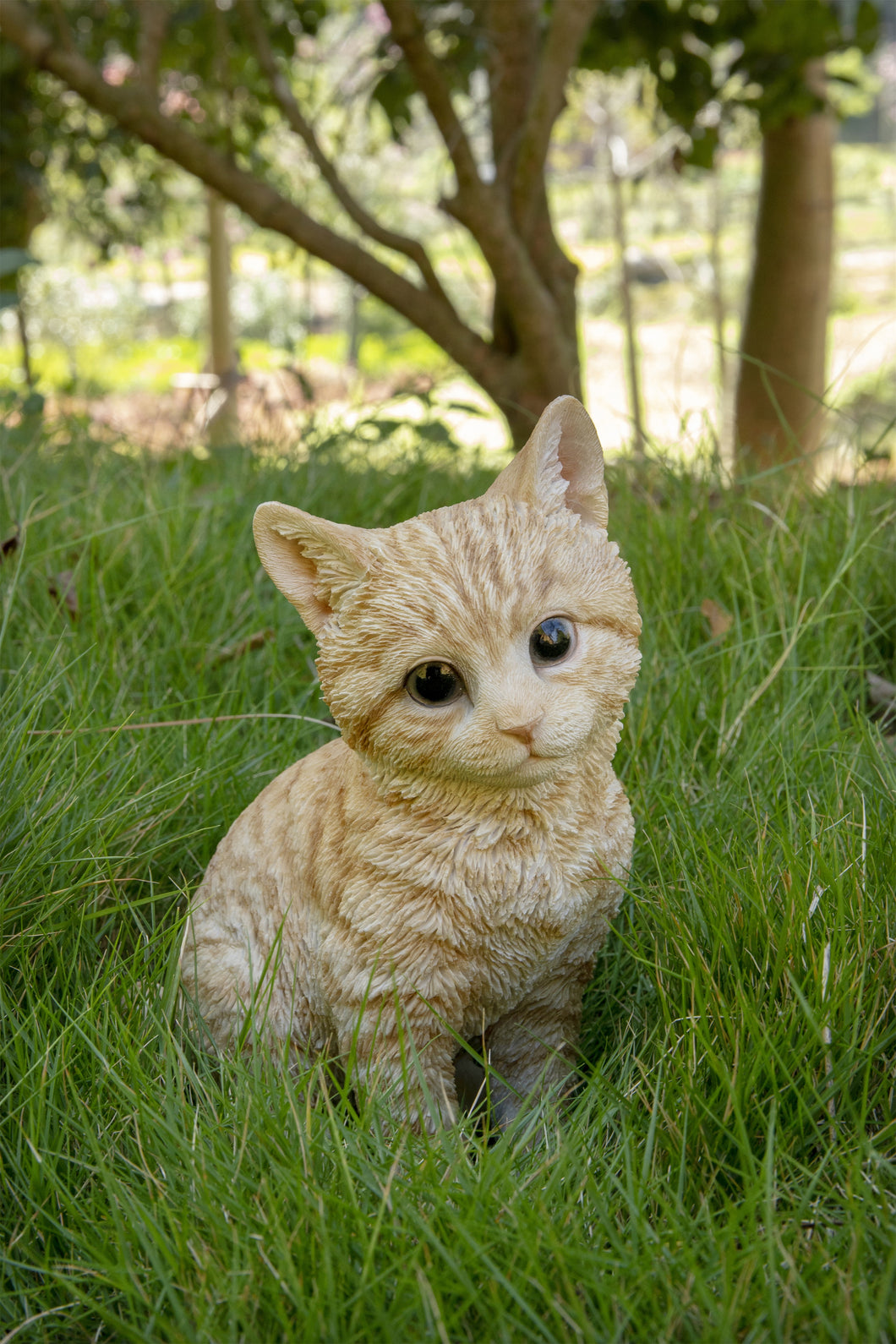 87978-A - CAT-TABBY KITTEN SITTING-ORANGE