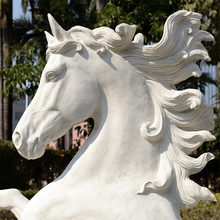 Load image into Gallery viewer, Giant Rearing Horse Statue
