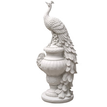 Load image into Gallery viewer, Elegant Peacock Urn Statue

