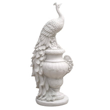 Load image into Gallery viewer, Elegant Peacock Urn Statue
