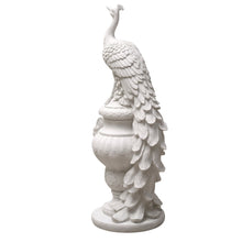 Load image into Gallery viewer, Elegant Peacock Urn Statue
