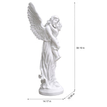 Load image into Gallery viewer, Angel Hugging Child Statue
