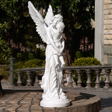 Load image into Gallery viewer, Angel Hugging Child Statue
