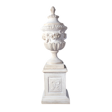 Load image into Gallery viewer, STONE URN ON BASE
