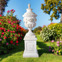 Load image into Gallery viewer, STONE URN ON BASE
