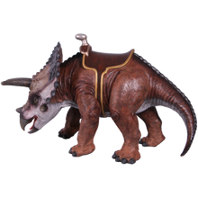 Load image into Gallery viewer, TRICERATOPS W/SADDLE
