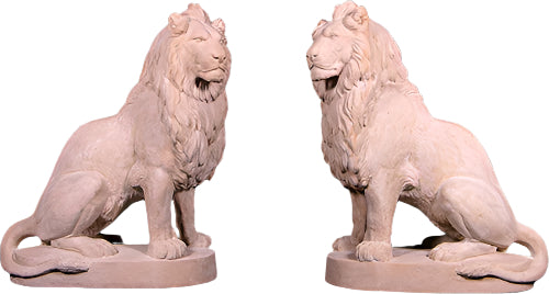 SITTING LION (SET OF 2)