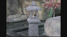 Load and play video in Gallery viewer, 79613-B - 34&quot; H PAGODA FOUNTAIN OUTDOOR WATER FEATURE W/WW LED
