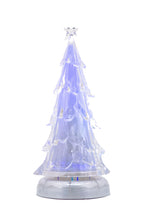 Load image into Gallery viewer, MUSICAL ROTATING SPARKLE TREE-LED RGB (14.5 INCH) BATT/ADP
