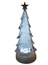 Load image into Gallery viewer, MUSICAL ROTATING SPARKLE TREE-LED WT (14.5 INCH) BATT/ADP
