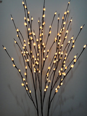 FLORAL LIGHTS-PUSSY WILLOW AC-144L-2pc min & up