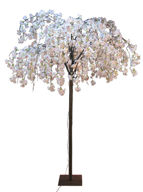 FLORAL LIGHTS-LARGE TREE W/288 WW LED PINK CHERRY BLOSSOM W/ADP