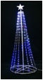 Load image into Gallery viewer, MULTI-FUNCTION TIMED LED TREE W/ STAR - 252 RGB LEDS W/ REMOTE
