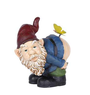 GNOME MOONING W/BUTTERFLY (HI-LINE EXCLUSIVE)