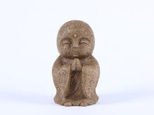 Load image into Gallery viewer, LUCKY JAPANESE JIZO PRAYING-BROWN (HI-LINE EXCLUSIVE)
