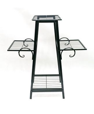 3 TIER PLANT STAND - BLACK
