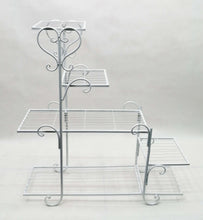 Load image into Gallery viewer, 5 TIER PLANT STAND STEPS - WHITE
