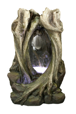 FOUNTAIN-TREE TRUNK W/LED 53.25 INCH H