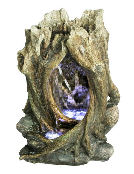 FOUNTAIN-TREE TRUNK W/LED