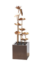 Load image into Gallery viewer, FOUNTAIN-ZINC METAL LOTUS FOUNTAIN
