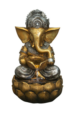 FOUNTAIN-TABLETOP LORD GANESH SCULPTURAL FOUNTAIN WITH WT LED