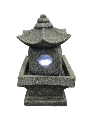 FOUNTAIN-11 IN TOWER W/1 LED WARM WHITE