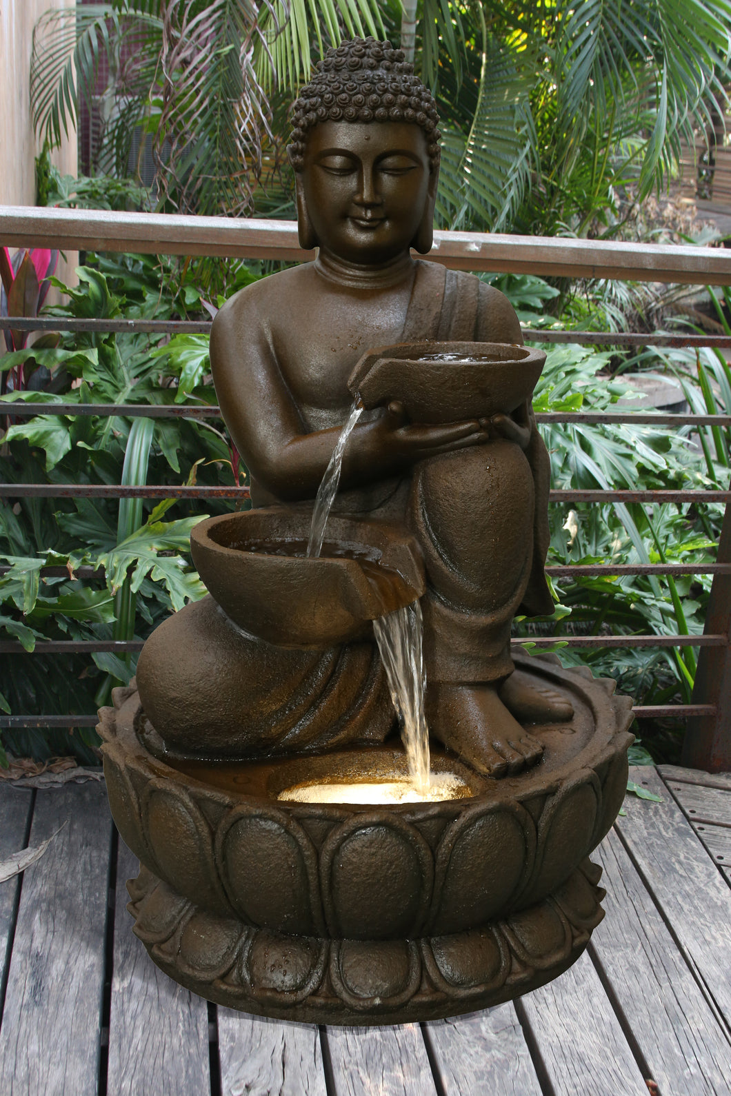 LARGE BUDDHA FOUNTAIN W/WW LED