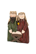 Load image into Gallery viewer, WOODEN NATIVITY 25.5 INCH H IN/OUTDOOR
