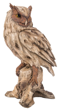 EAGLE OWL-LARGE -DRIFTWOOD LOOK